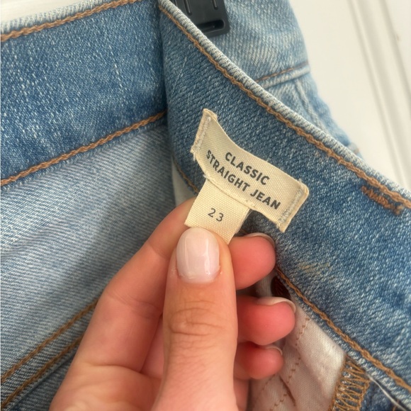 Madewell - Classic Straight Jean - W Size 23 - Picture 5 of 6